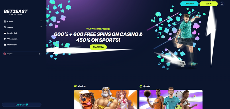 betbeast casino Gameplay
